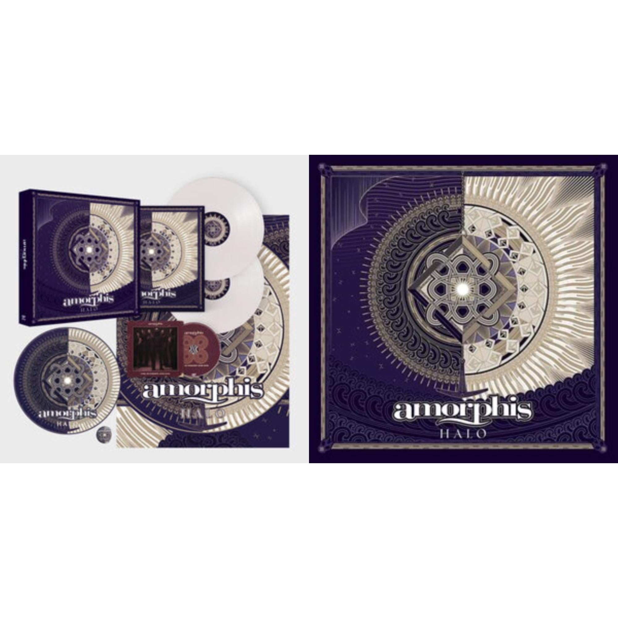 Amorphis - Halo (Deluxe/Boxset/White LP Vinyl/CD/Slip Mat/Poster & Halo (Red Transparent LP Vinyl)