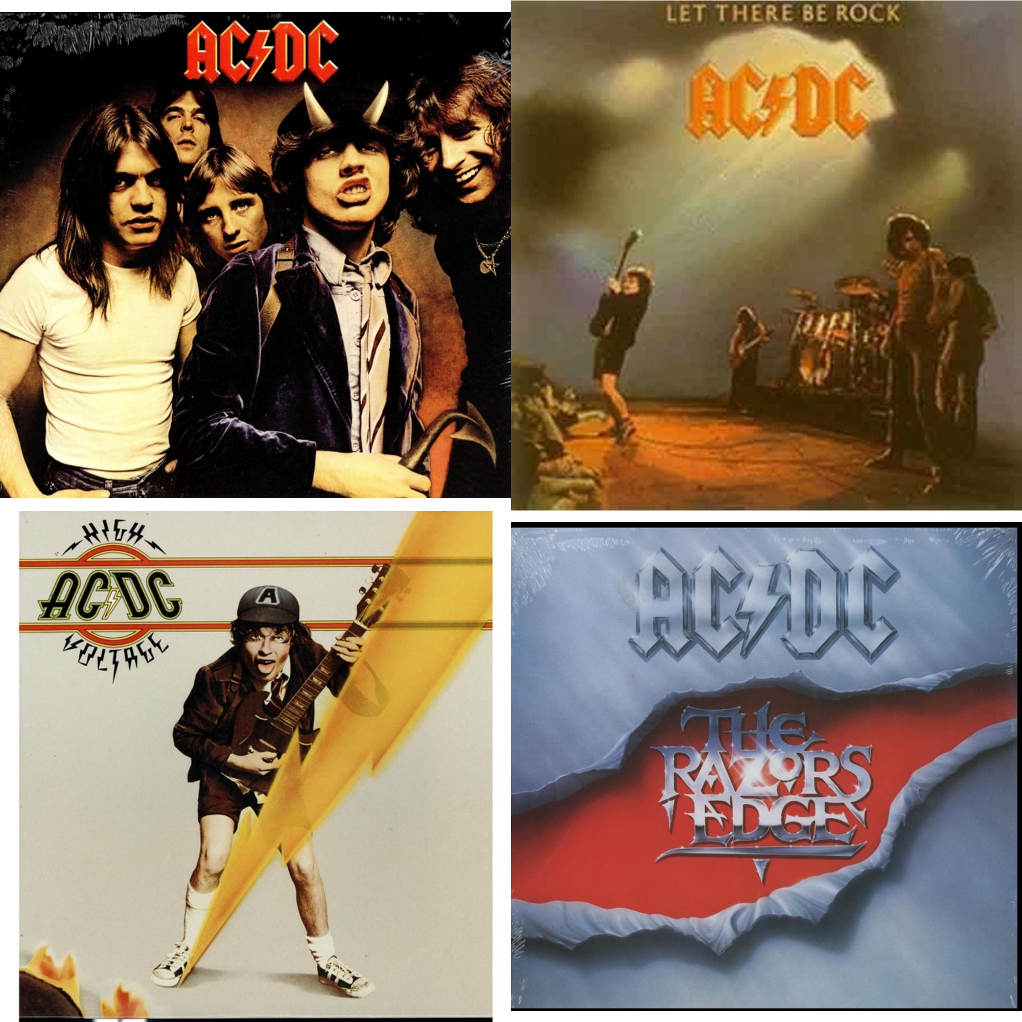High Voltage (180G) & Let There Be Rock (180G) & Highway To Hell (180G) & Razor’S Edge (180G)