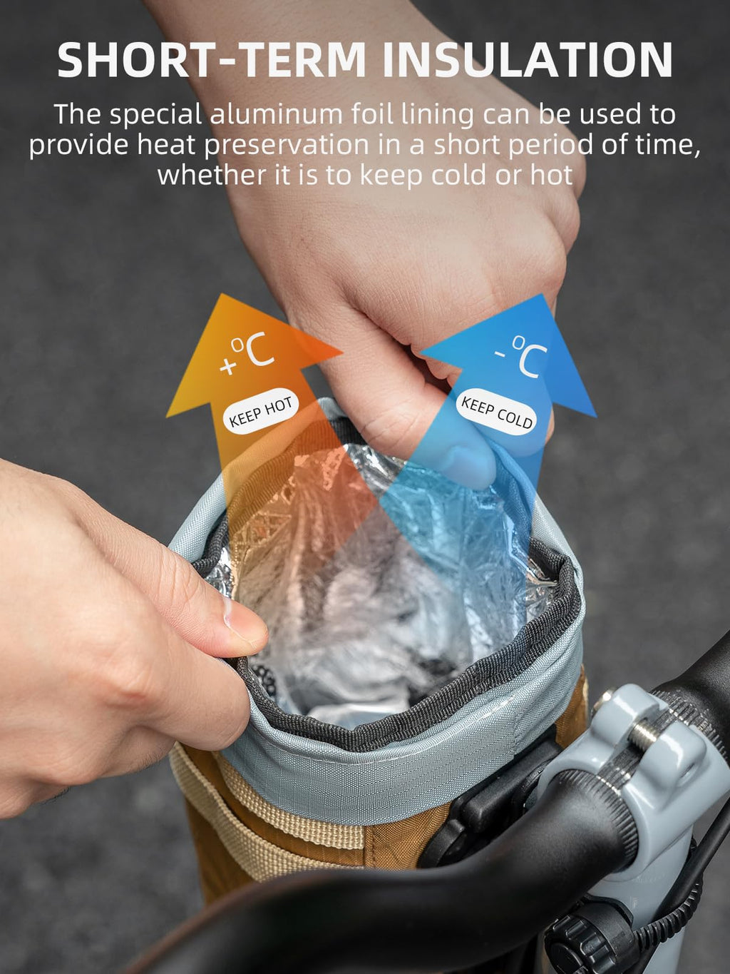 Bike Bottle Holder Magnetic 1.2L