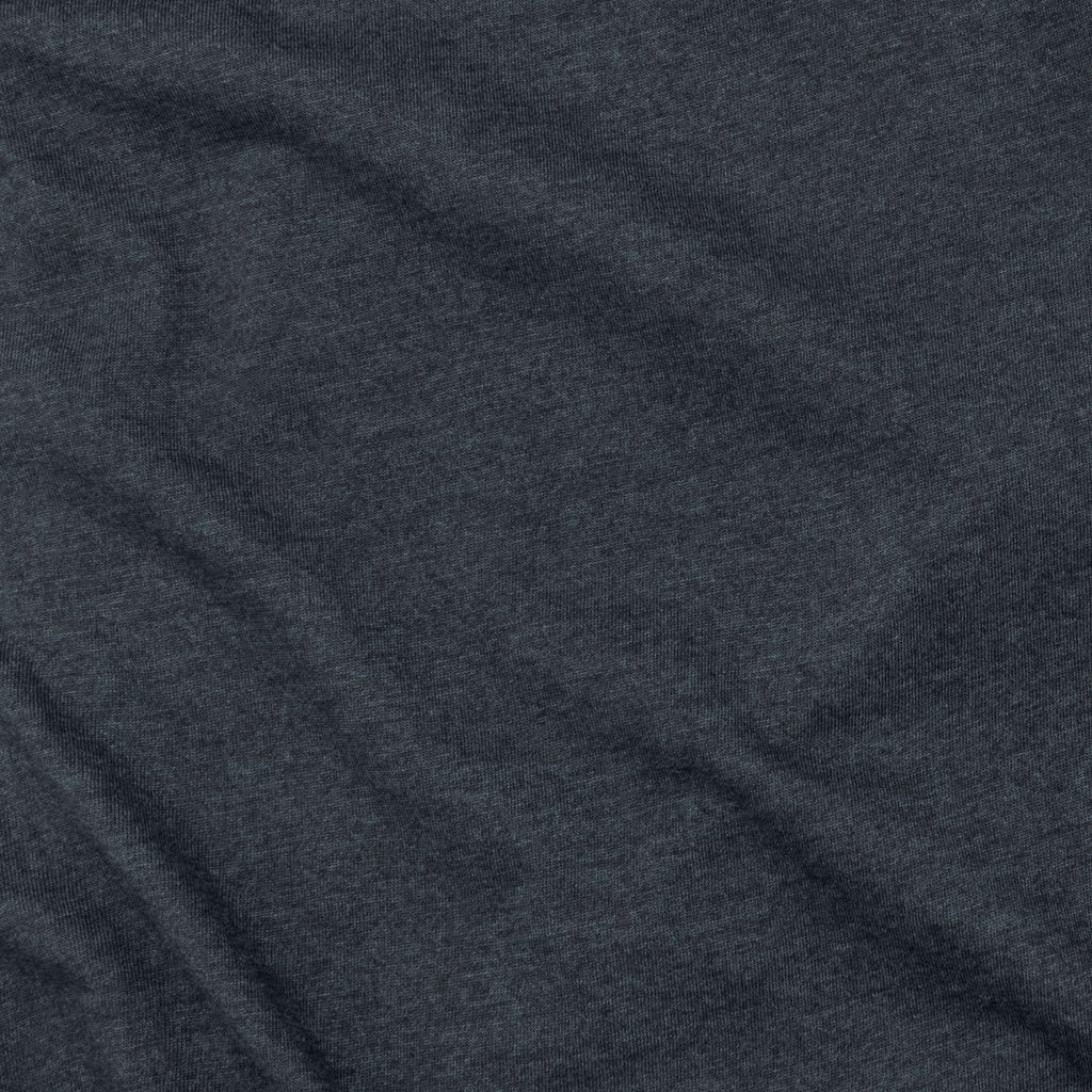 Coors Genuine Bock Beer Left Chest Front and Back Print T-Shirt - Denim Black Heather