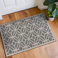 Rugshop Contemporary Geometric Indoor/Outdoor Area Rug 2' X 3' Blue