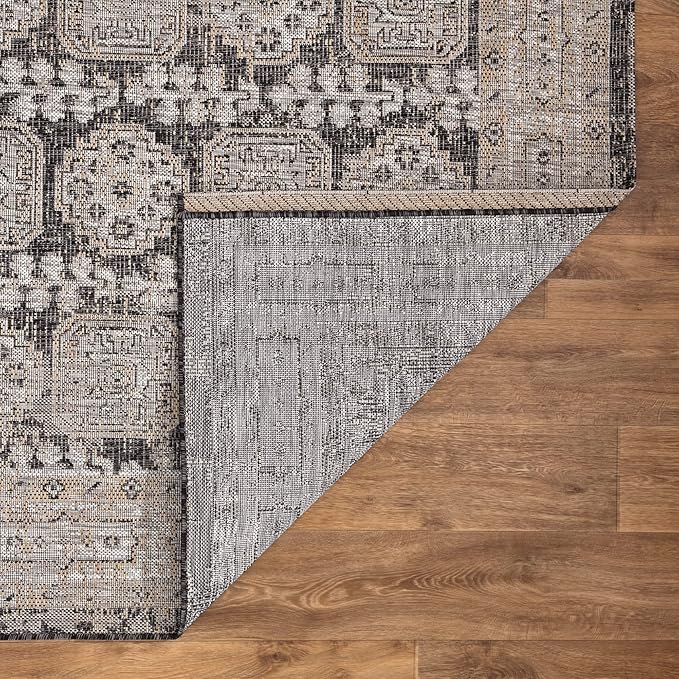 Keen Home Design Terrace Outdoor Runner Rug - 2x10 Washable Indoor/Outdoor Rug for Patio, Kitchen, Balcony, Beach, Garden, Deck and Porch, Size: 2'2"x9'11"