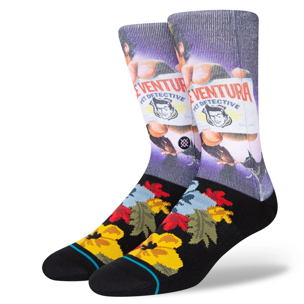 Stance Ace Ventura Pet Detective Crew Socks - Black