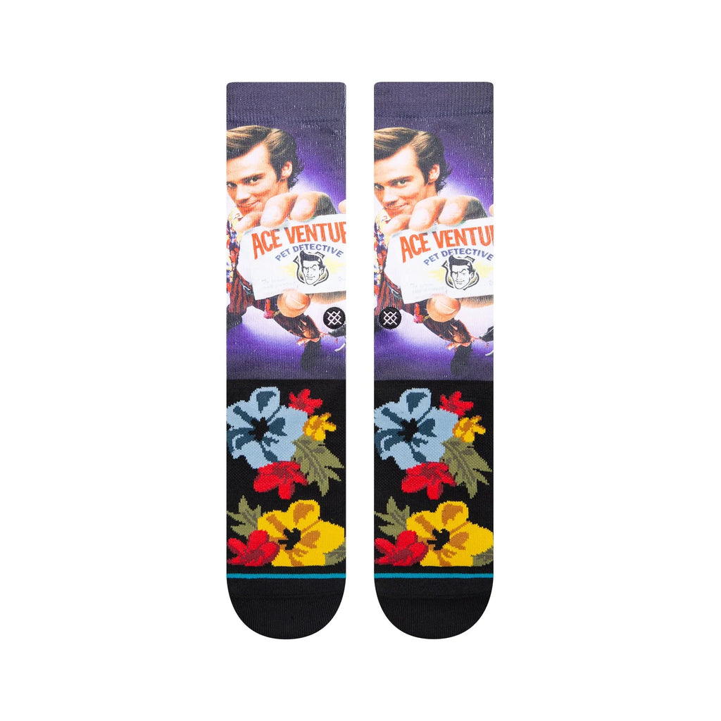Stance Ace Ventura Pet Detective Crew Socks - Black