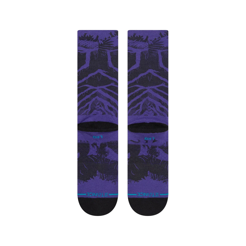 Stance Black Panther Yibambe Kids Crew Socks - Purple