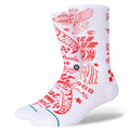 Stance Hot Wheels Crew Socks - White