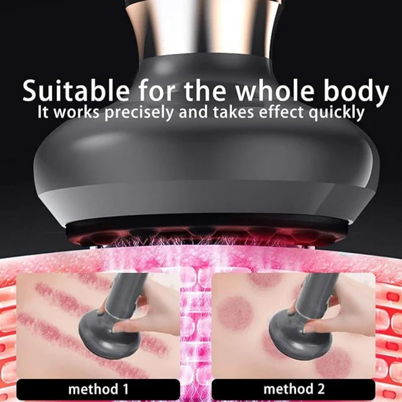 Back Vacuum Cupping Massager With USB Power And 12 Levels