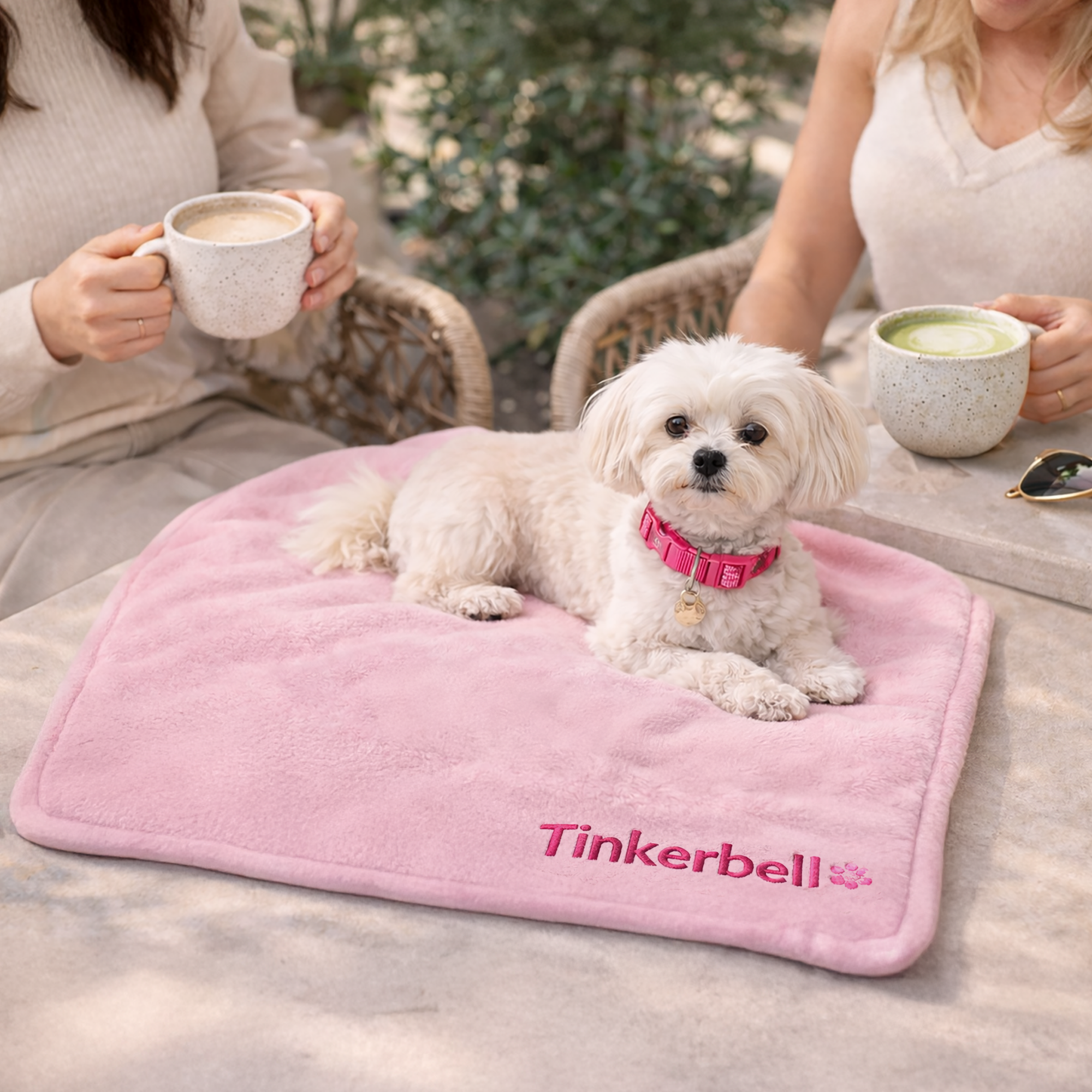 Personalized Dog Blanket – Embroidered Pet Name Fleece Blanket