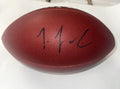 Troy Fautanu Signed NFL Pittsburgh Steelers Football With PSA COA 1st Draft Pick 2024