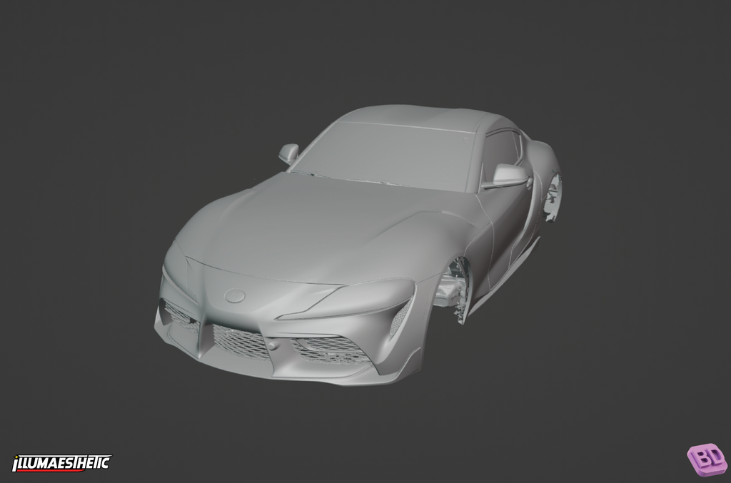 Toyota GR Supra (A90) 3D Scan (2019+)