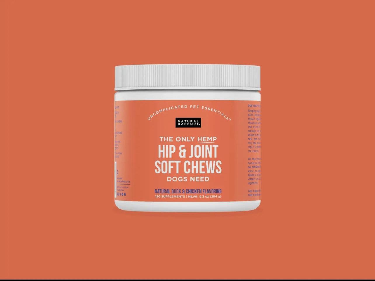 🦴🐾 Hip & Joint Support Soft Chews for Dogs – Glucosamine, Chondroitin, MSM & Turmeric