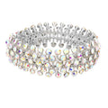 Crystal Round Bubble Stretch Evening Bracelet