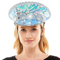 Star Pointed Sequin Bling Hat