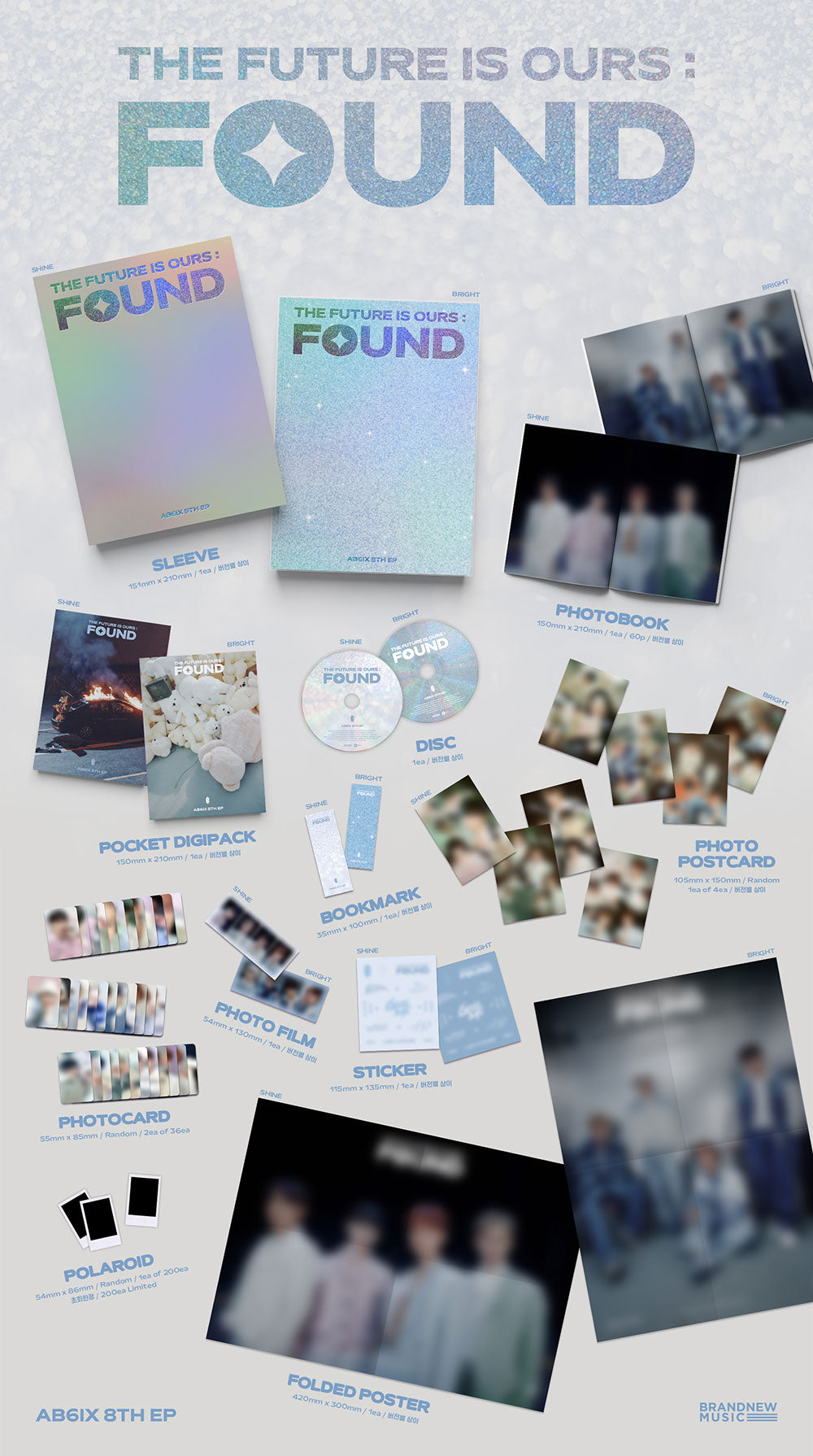 AB6IX 8th Ep Album - The Future Is Ours Found (Photobook Ver.)