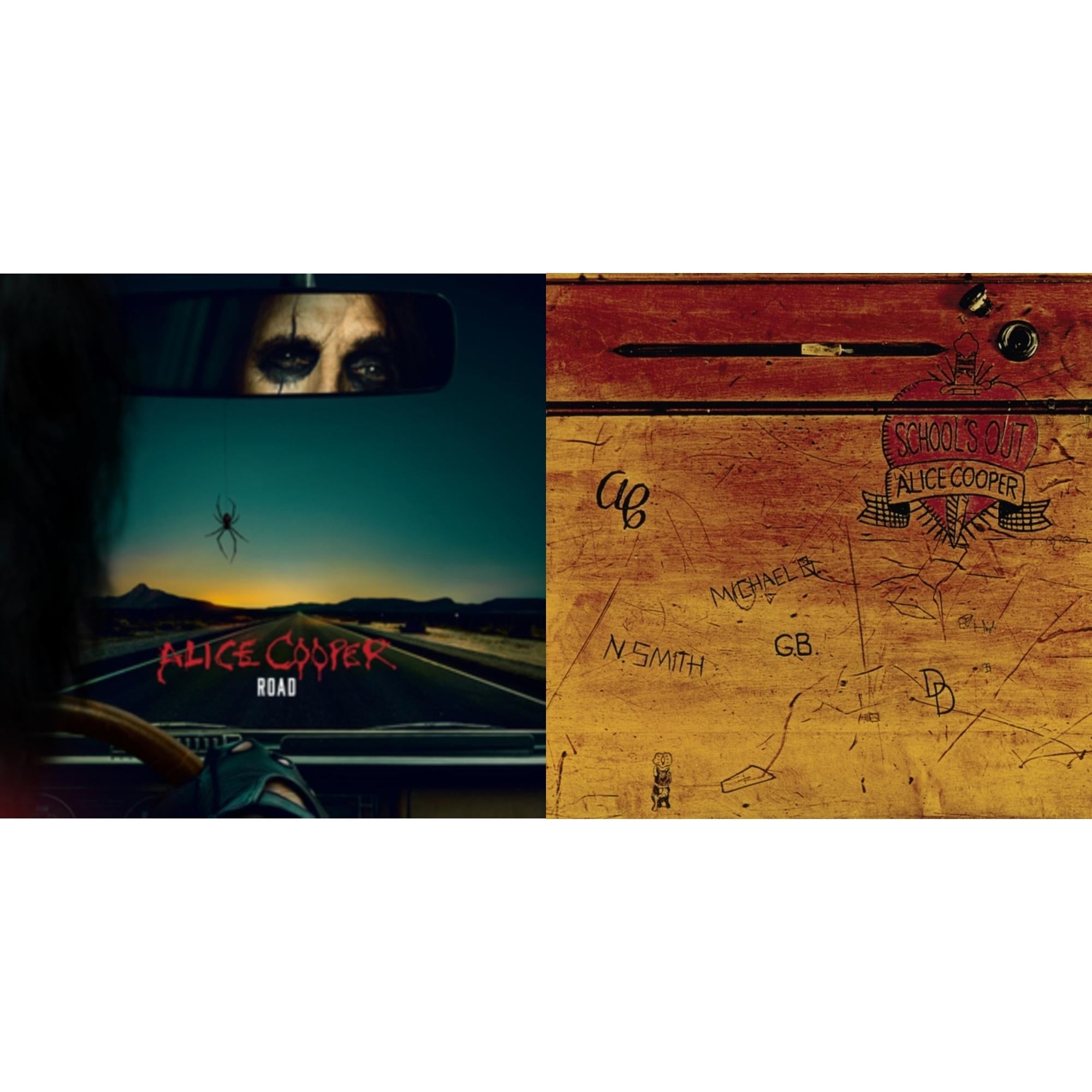 Road (Orange Marbled Vinyl/2LP/DVD) & School's Out (Expanded & Remastered/3LP)