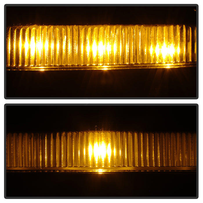 SPYDER Xtune Chevy Silverado 07-13 Amber LED Cab Roof Lights Smoke ACC-LED-CS07-CR-SM 9924613