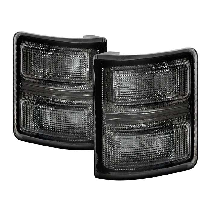 SPYDER xTune Ford Superduty 08-14 F250-F550 Amber LED Mirror Signal Lens - Smoke ACC-LED-FDSD08-MR-SM 9924743