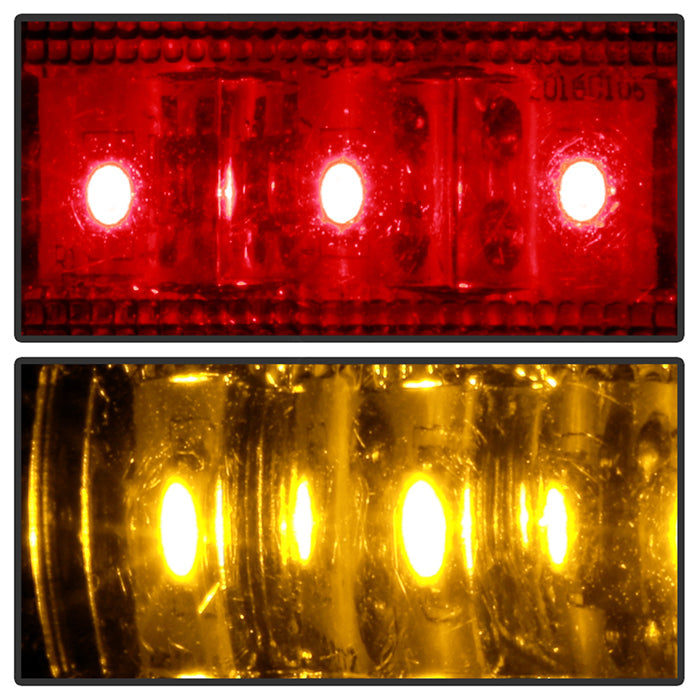 SPYDER Xtune Ford Superduty F250-F550 99-10 Dually Fender LED Side Fender Lights Clear ACC-LED-FDSD99-SL-C 9924651