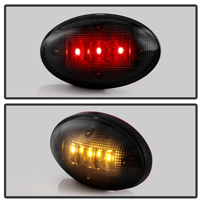 SPYDER Xtune Ford Superduty F250-F550 99-10 Dually Fender LED Side Fender Lights Smoke ACC-LED-FDSD99-SL-SM 9924668