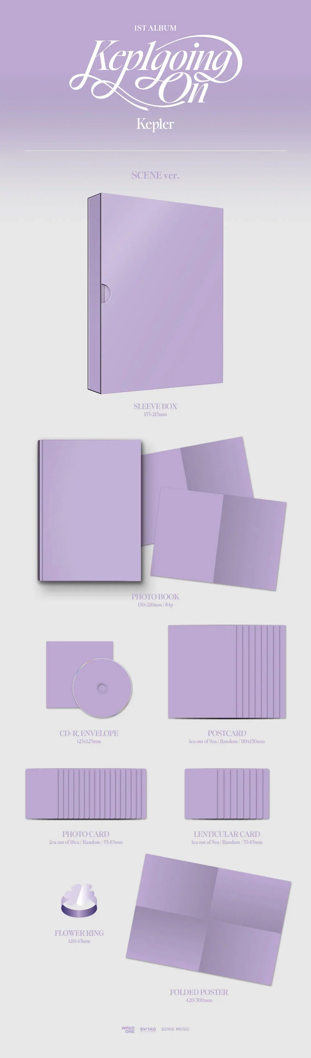 Kep1er - Ke1Going On 1st Album Photobook (Random)