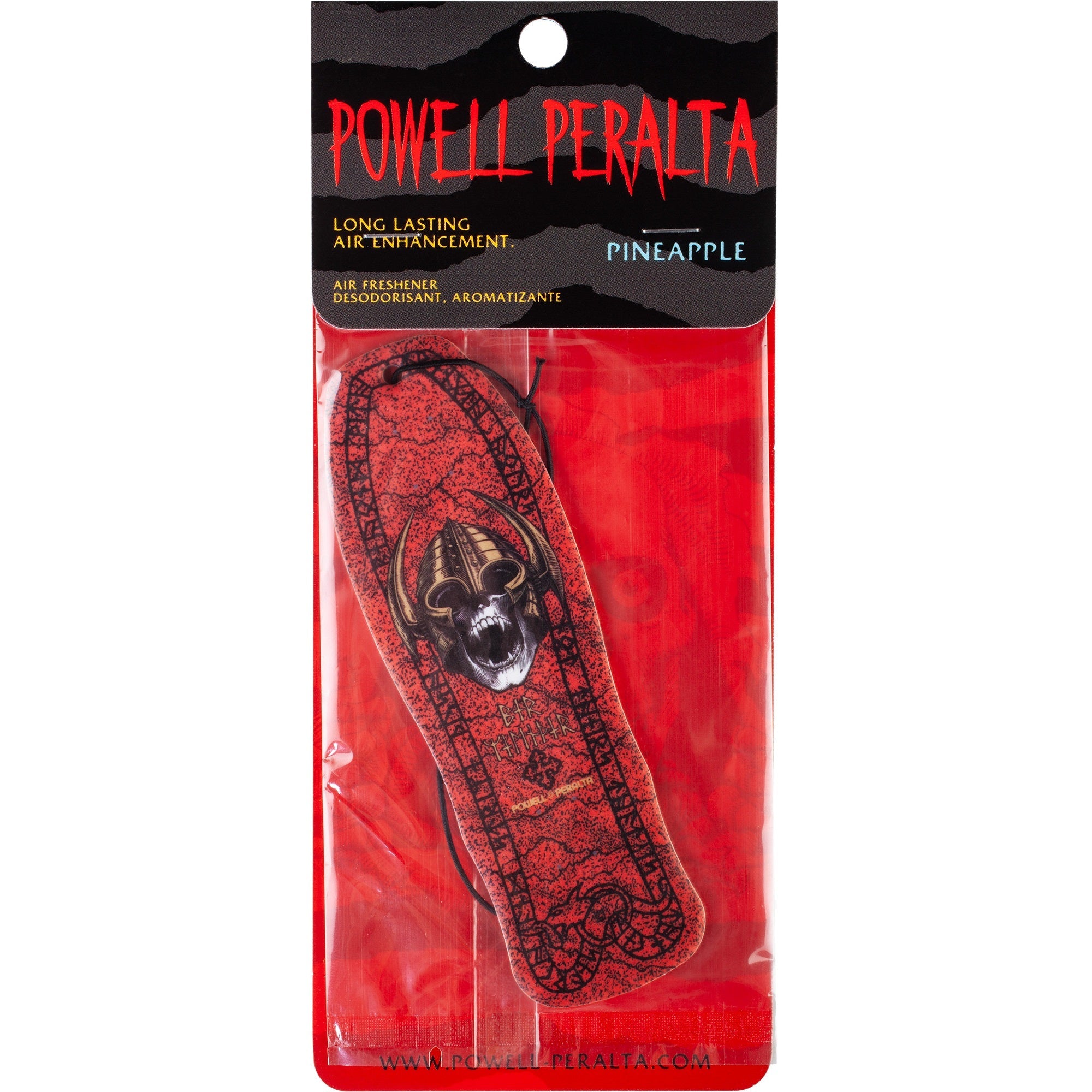 Powell Peralta Per Welinder Nordic Skull Red Air Freshener - Pineapple Scent