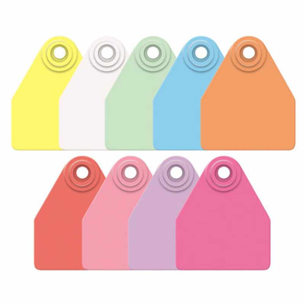 BLANK PINK ALLFLEX MED. FEM/SM MALE  25/BG