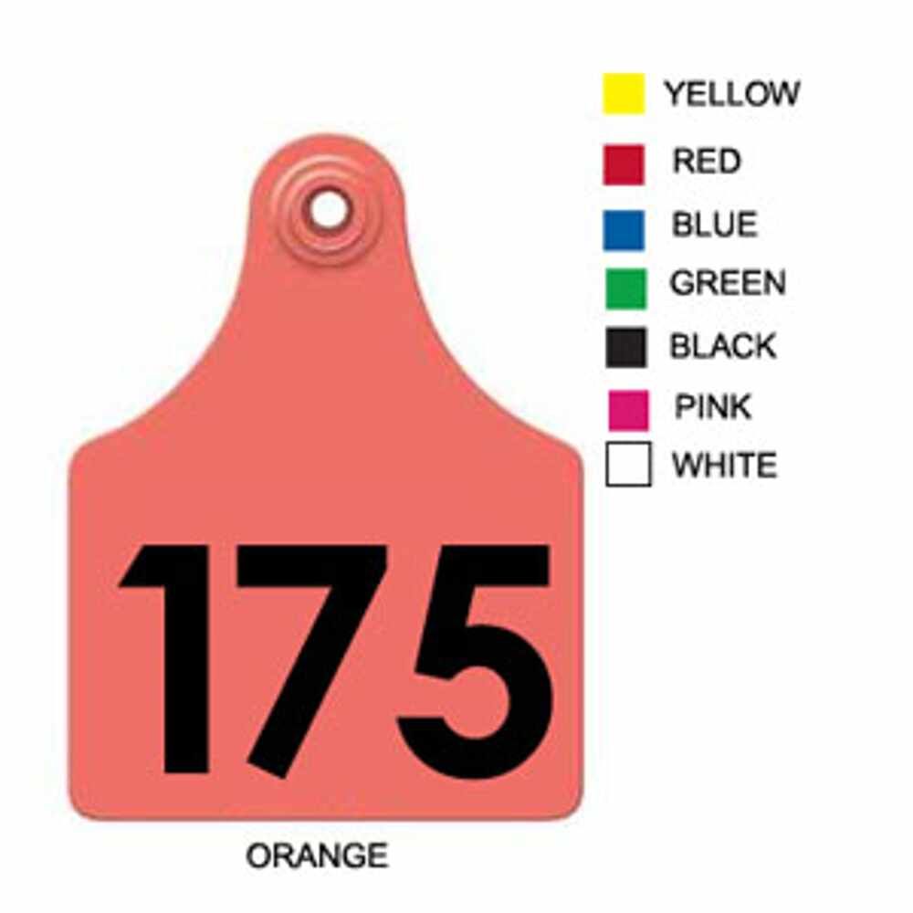 76-100 RED Allflex: Maxi Fem/Sm Male