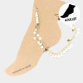 Metal Disc Station Anklet