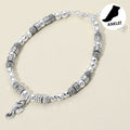 Antique Metal Bead Seahorse Charm Anklet
