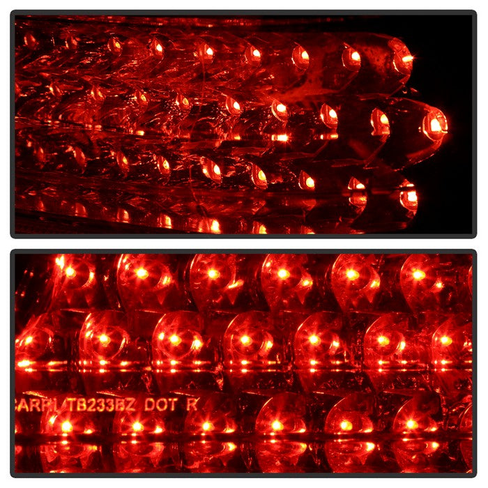 SPYDER Xtune Mercedes Benz W210 E-Class 96-02 LED Tail Lights Red Clear ALT-CL-MBW210-LED-RC 5020642