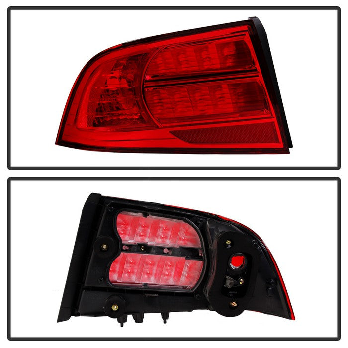 SPYDER Xtune Acura Tl 04-06 (Also Fit 07-08) Driver Side Tail Lights - OEM Left ALT-JH-ATL04-OE-L 9030819