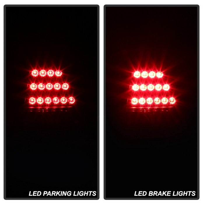 SPYDER xTune 05-07 Chrysler 300C LED Tail Lights - Black Smoke (ALT-JH-C300C05-LED-BSM) 9036897
