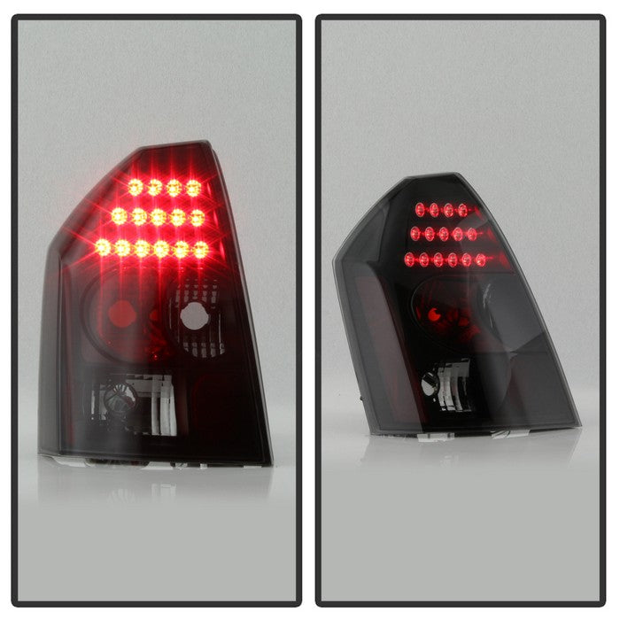SPYDER xTune 05-07 Chrysler 300C LED Tail Lights - Black Smoke (ALT-JH-C300C05-LED-BSM) 9036897