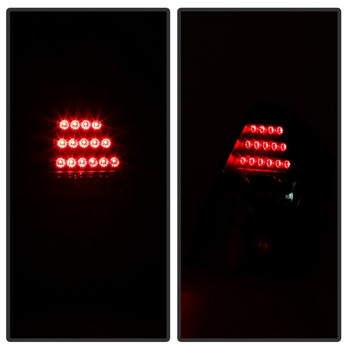 SPYDER xTune 05-07 Chrysler 300C LED Tail Lights - Black Smoke (ALT-JH-C300C05-LED-BSM) 9036897