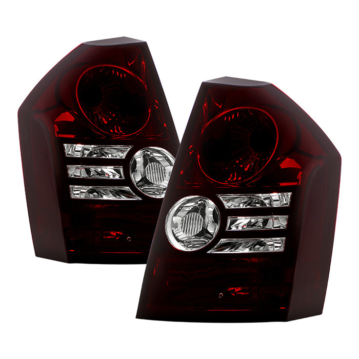 SPYDER Xtune Chrysler 300 2008-2010 OEM Style Tail Lights -Red Smoked ALT-JH-C308-OE-RSM 9033834