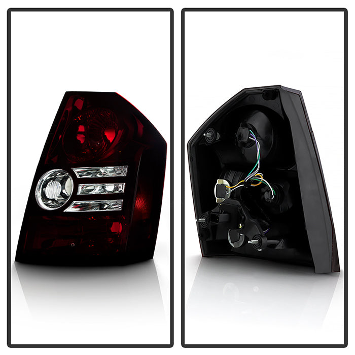 SPYDER Xtune Chrysler 300 2008-2010 OEM Style Tail Lights -Red Smoked ALT-JH-C308-OE-RSM 9033834