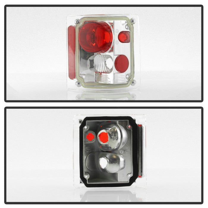 SPYDER xTune Chevy Suburban 73-91 Euro Style Tail Lights - Chrome ALT-JH-CCK73-C 9036521