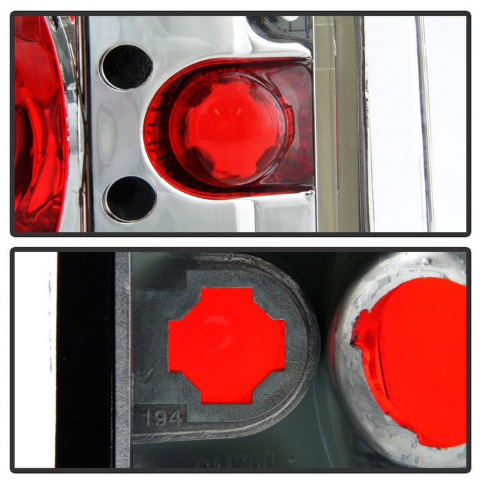 SPYDER xTune Chevy Suburban 73-91 Euro Style Tail Lights - Chrome ALT-JH-CCK73-C 9036521
