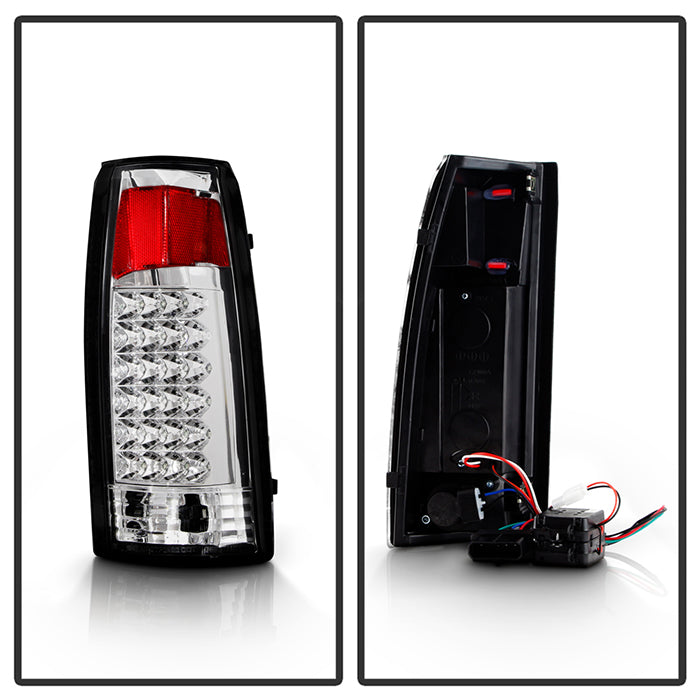 SPYDER Xtune Yukon Denali 99-00 LED Tail Lights Chrome ALT-JH-CCK88-LED-C 9022432