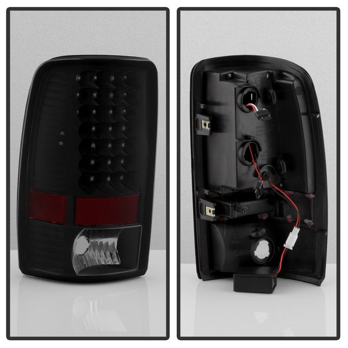 SPYDER xTune 00-06 Chevy Suburban/Tahoe Euro Style Tail Lights - Black Smoke (ALT-JH-CD00-LED-BSM) 9037047
