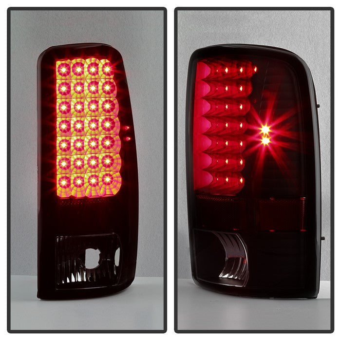 SPYDER xTune 00-06 Chevy Suburban/Tahoe Euro Style Tail Lights - Black Smoke (ALT-JH-CD00-LED-BSM) 9037047