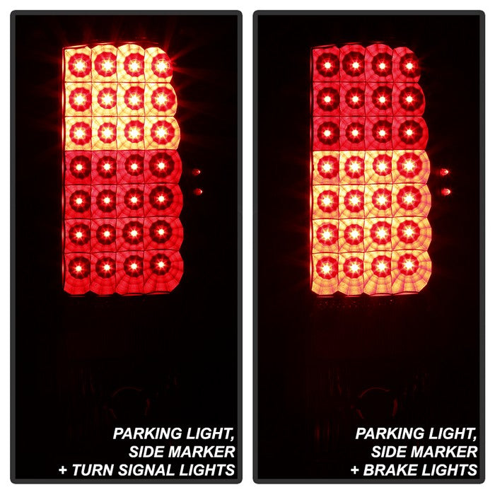 SPYDER xTune 00-06 Chevy Suburban/Tahoe Euro Style Tail Lights - Black Smoke (ALT-JH-CD00-LED-BSM) 9037047