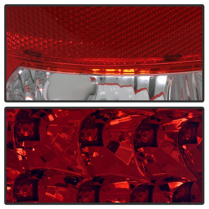 SPYDER xTune 00-06 Chevrolet Suburban/Tahoe Euro Style Tail Lights - Red Clear (ALT-JH-CD00-LED-RC) 9037054