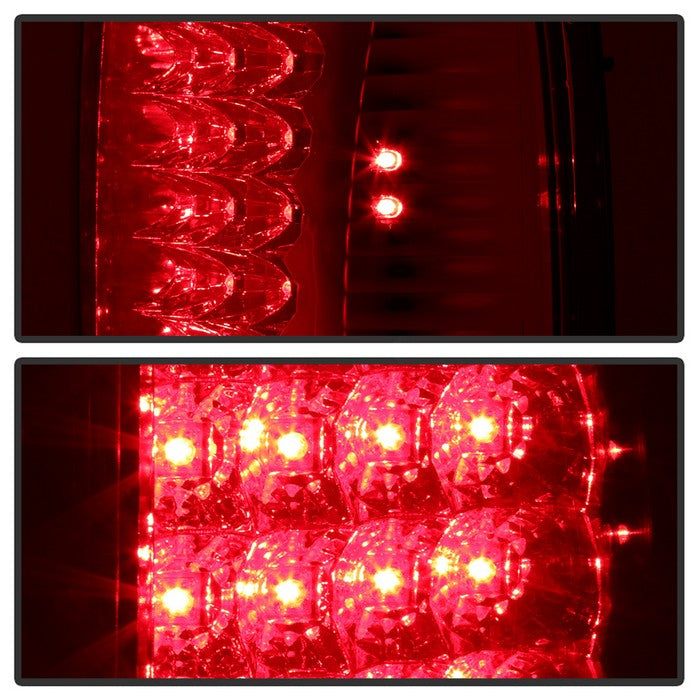 SPYDER xTune 00-06 Chevrolet Suburban/Tahoe Euro Style Tail Lights - Red Clear (ALT-JH-CD00-LED-RC) 9037054