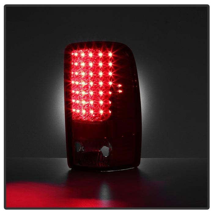 SPYDER xTune 00-06 Chevrolet Suburban/Tahoe Euro Style Tail Lights - Red Clear (ALT-JH-CD00-LED-RC) 9037054