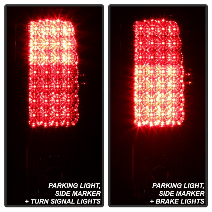 SPYDER xTune 00-06 Chevrolet Suburban/Tahoe Euro Style Tail Lights - Red Clear (ALT-JH-CD00-LED-RC) 9037054