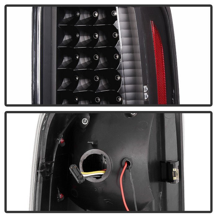 SPYDER Xtune Cadillac Escalade 02-06 ( Not Ext Models ) LED Tail Light Black ALT-JH-CE02-LED-BK 9028113