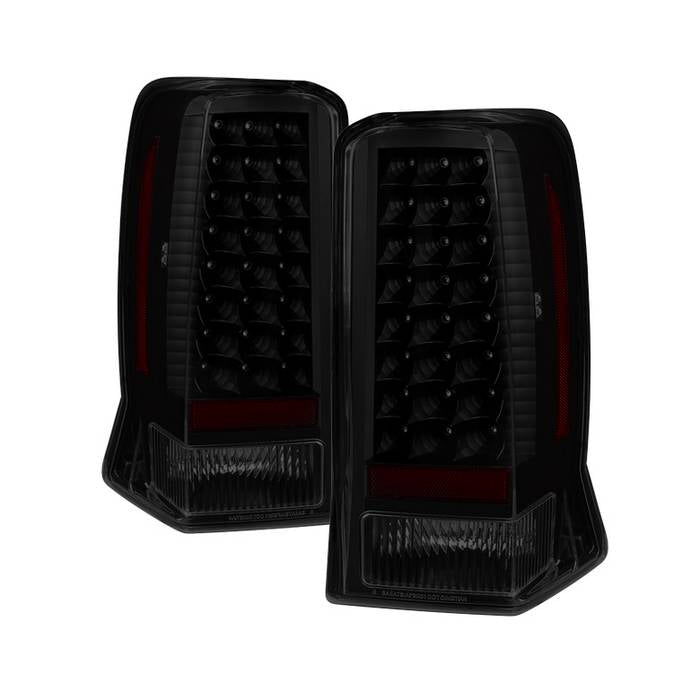 SPYDER Xtune Cadillac Escalade 02-06 LED Tail Light Black Smoked ALT-JH-CE02-LED-BSM 9028137