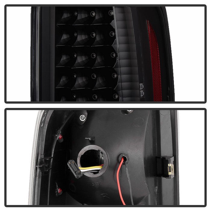 SPYDER Xtune Cadillac Escalade 02-06 LED Tail Light Black Smoked ALT-JH-CE02-LED-BSM 9028137