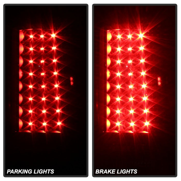 SPYDER Xtune Cadillac Escalade 02-06 LED Tail Light Black Smoked ALT-JH-CE02-LED-BSM 9028137